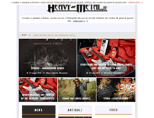 Tablet Screenshot of heavy-metal.it